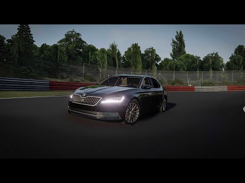 Nürburgring Nordschleife lap record attempt in a Skoda Superb III (BeamNG)