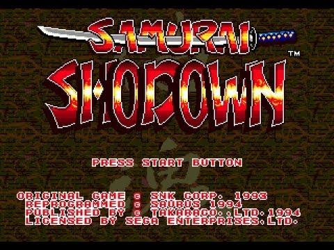 samurai shodown sega megadrive