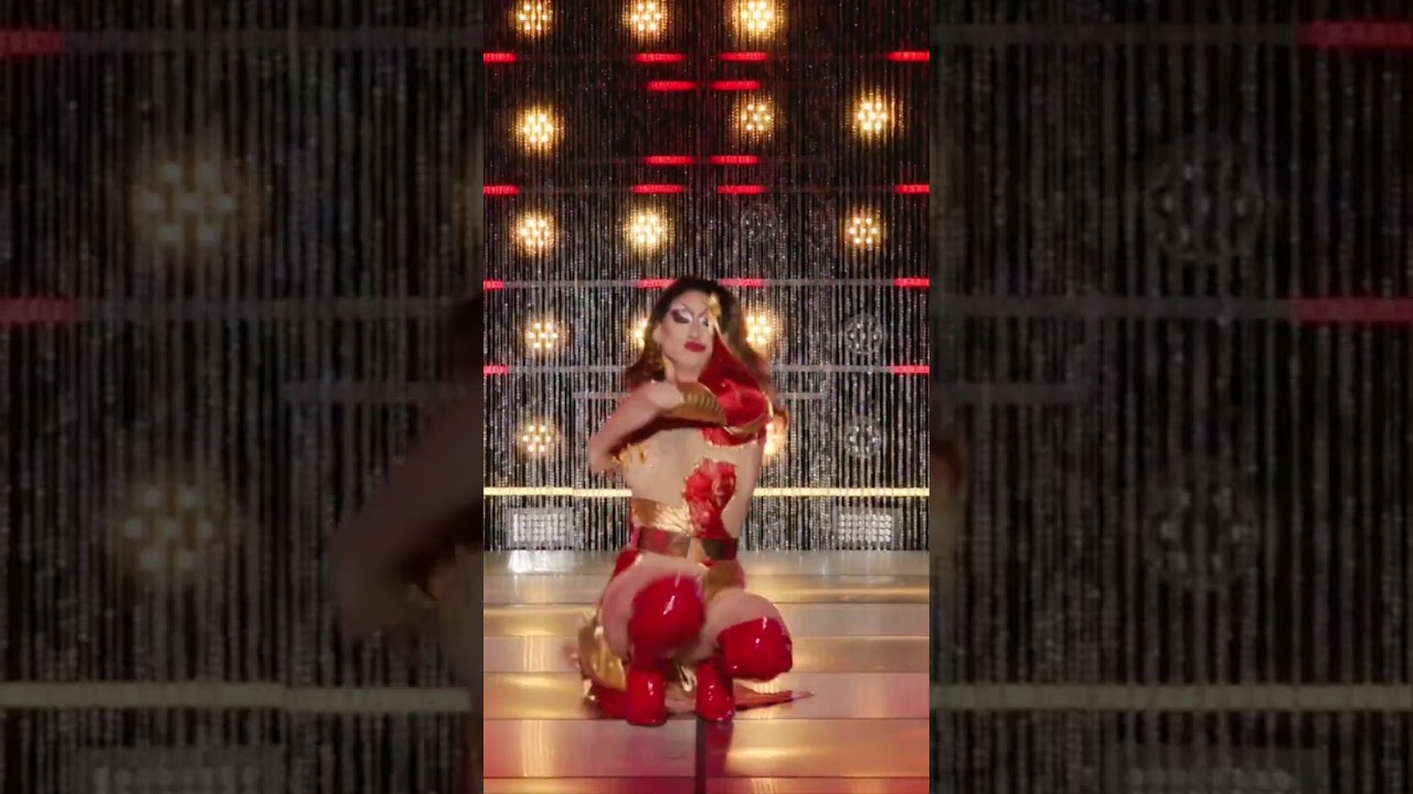 Anetra walks that duck in the Season 15 talent show 🦆 #DragRace #Shorts