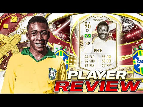 🔥96 WORLD CUP ICON PELE PLAYER REVIEW - FIFA 23 ULTIMATE TEAM