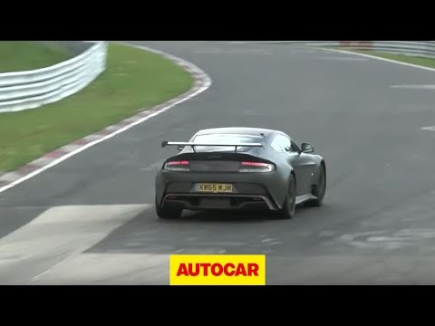 Aston Martin Vantage GT8 pure sound - Nürburgring testing | Autocar