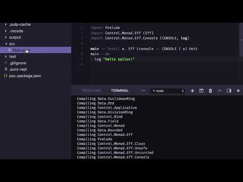 PureScript Getting Started - Init Project (pt 2)