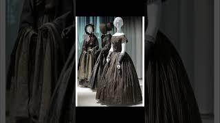 Mourning dresses in the 19th century ♠️|| 1800s fashion || Victorian era || #shorts #history #art