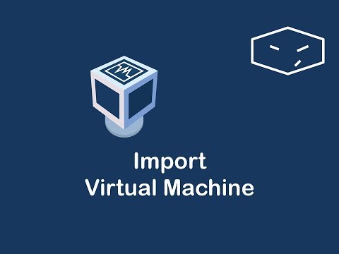 import virtual machine in virtualbox