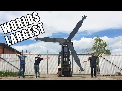 Worlds Largest Fidget Spinner - with Shonduras