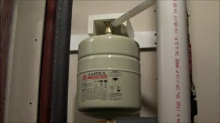 How to mount thermal expansion tank for hot water heaters