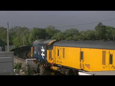 Network Rail PLPR Test Train DRS 37401 tnt 37218 1Q83 Carnforth 22052020
