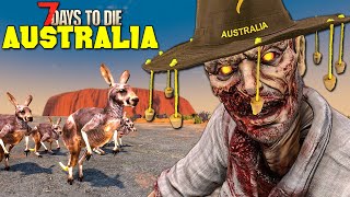 7 Days to Die in the AUSTRALIAN OUTBACK! (Day One)