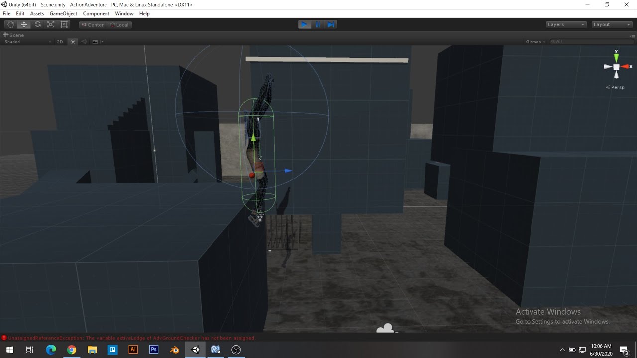I fixed character controller edge stuck in Unity3D | Not a Tutorial
