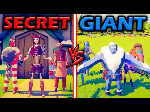 SECRET UNITS vs TITANS OF TABS - Totally Accurate Battle Simulator | TABS