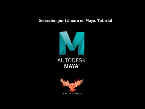Selección por Cámara en Maya. Camera based Selection in Maya. Tutorial