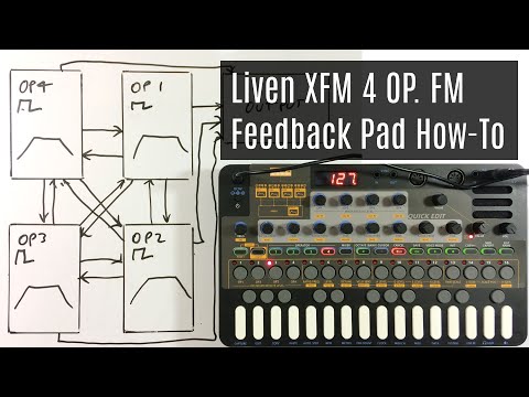 FM Editing Tutorial 2 - Feedback Pad - SONICWARE Liven XFM - Accessible Tutorial
