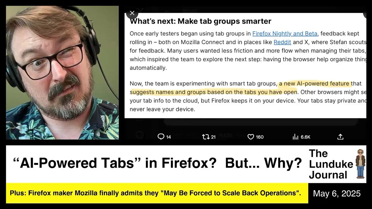 AI Powered Tabs in Firefox?  But... Why?!