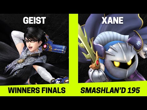 SmashLAN'd 195 Winners Finals - Geist (Bayonetta) vs xane (Diddy Kong, Pyra/Mythra, Meta Knight)