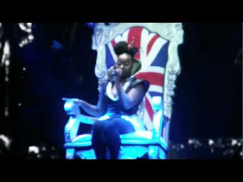 Misha B - Rolling in the deep and Rap ( X Factor Live Tour 2012 )