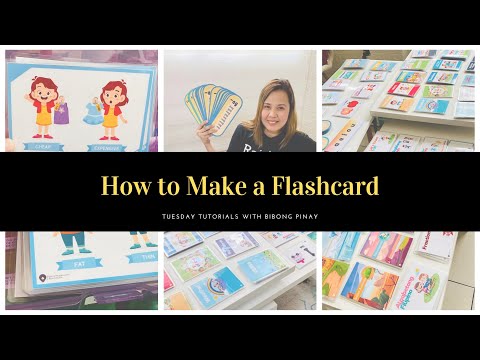 How to Make a Flashcard
