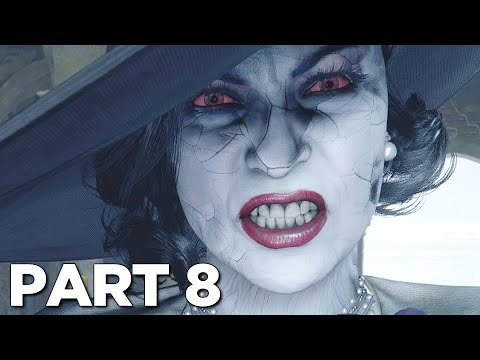 RESIDENT EVIL 8 VILLAGE Walkthrough Gameplay Part 8 - ALCINA DIMITRESCU BOSS (FULL GAME)