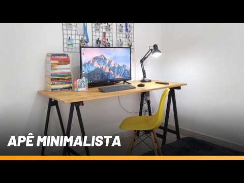 TOUR PELA MINHA KITNET MINIMALISTA DE 25m²