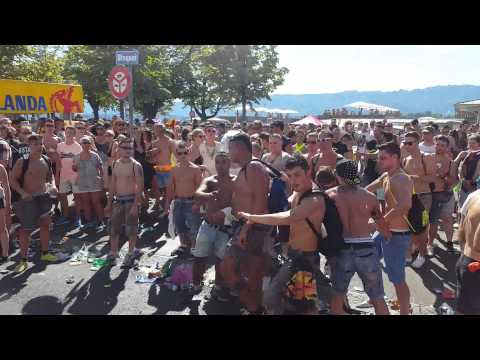 Zurich street parade group fight