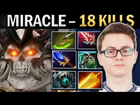 Wraith King Dota Miracle with 18 Kills and Radiance - TI13