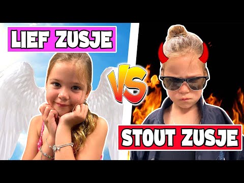 LIEF ZUSJE VS STOUT ZUSJE !! SKETCH !! - De Bakkertjes #807