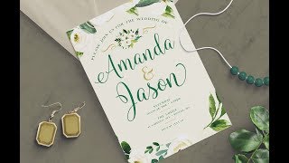 How to Create a Wedding Invitation Design in Photoshop