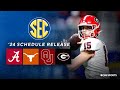 2024 SEC SCHEDULE RELEASED: Analysis and Reactions, as Alabama clashes with Oklahoma | CBS Sports