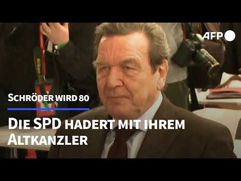 Gerhard Schröder wird 80: Die SPD hadert mit ihrem Altkanzler | AFP