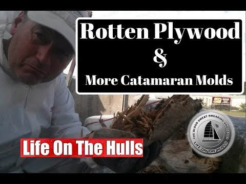 Ep002 Rotting Plywood and Internal Module Moulds - Catamaran Build