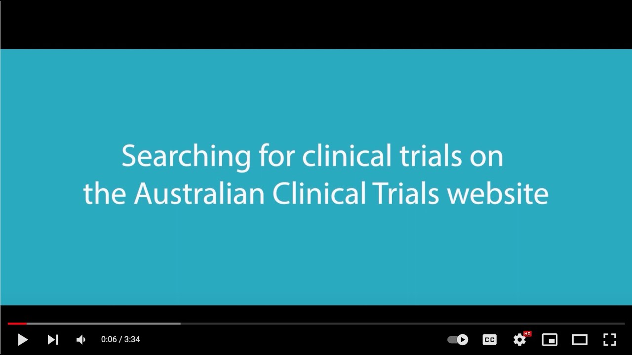 Searching for a Clinical Trial
