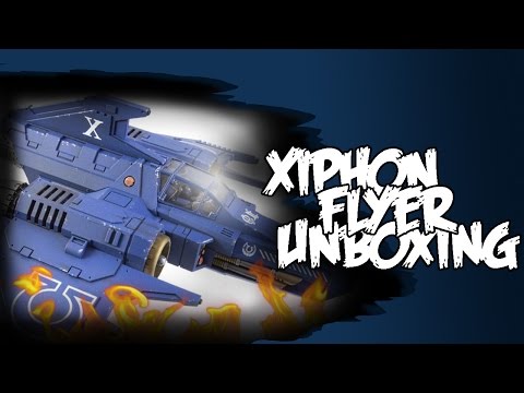 Xiphon Fighter Unboxing - Forge World INSTUCTIONS