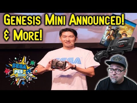 Sega Genesis Mini Announced! Shenmue 1&2 HD For PS4, Xbox One & PC! FES 2018 Thoughts!