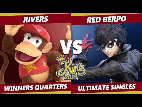 King 2021 Winners Quarters - Rivers (Diddy Kong) Vs. red berpo (Joker) SSBU Smash Ultimate