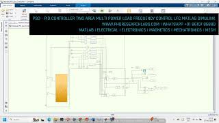 Download the video "PSO - PID CONTROLLER TWO AREA MULTI POWER LOAD FREQUENCY CONTROL LFC #MATLAB #SIMULINK #phdresearch"