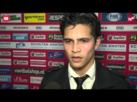 Reactie Navarone Foor na afloop van N.E.C. - FC Volendam