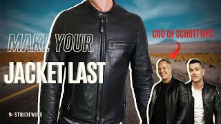How to Clean & Condition Your Leather Jacket (with Schott NYC)