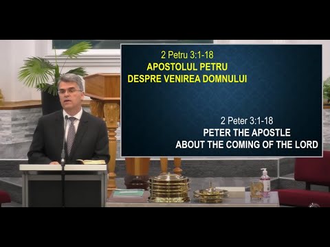 FRBC 2021 - 7 Noiembrie - Teofil C - Apostolul Petru Despre Venirea Domnului
