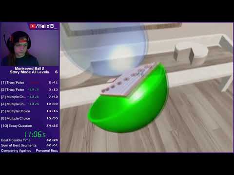 [SMB2 Rom Hack] Monkeyed Ball 2 - Story Mode in 30:41