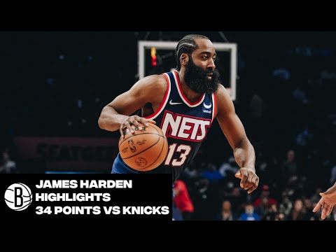 James Harden Highlights | 34 Points vs. New York Knicks