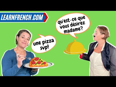 Improve your everyday French listening skills with REAL French Conversations 💬 | Au restaurant 👩‍🍳🍕