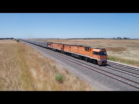 JBRE 2TA8 Great Southern Luxury Passenger Train (11/1/2023) - PoathTV Australian Railways