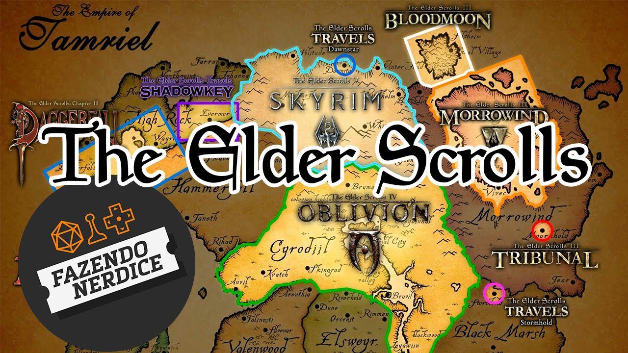 A História da Série Elder Scrolls