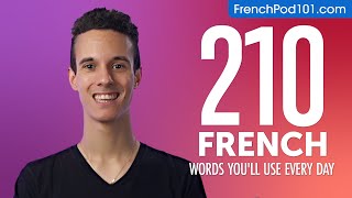 210 French Words You'll Use Every Day - Basic Vocabulary #61