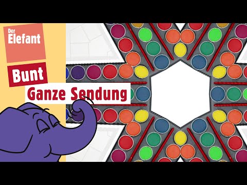 Wie bastelt man einen bunten Papierhut? | Der Elefant | WDR