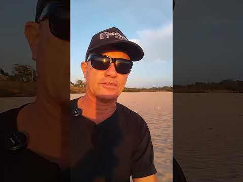 Eu mostrando as belezas dá praia quarto crescente Aragarças Goiás 