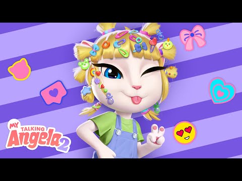 NEW FEATURE! Hair Salon 💇🎊 My Talking Angela 2 Trailer