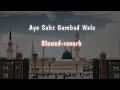 Ay Sabz Gumbad Wale Slowed Reverb Naat Emotional Dua Naat Sharif Tabrej Official 313