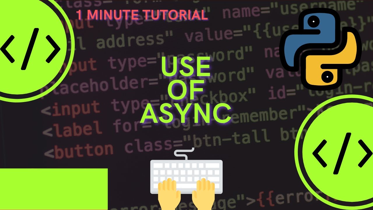 Async is used to optimize the execution of independent python function #shorts