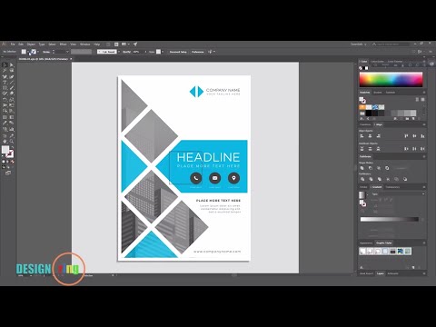 Illustrator CC Tutorial Graphic Design Business Flyer Design