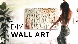 DIY Wall Art Decor | Room Makeover | Tips + Full Process Demo!